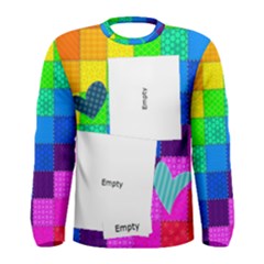 Rainbow Stitch Shirt - Men s Long Sleeve T-Shirt