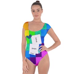 Rainbow Stitch - Short Sleeve Leotard 