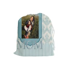 mothers day - Drawstring Pouch (Large)