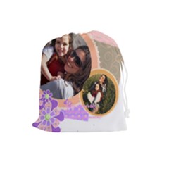 mothers day - Drawstring Pouch (Large)