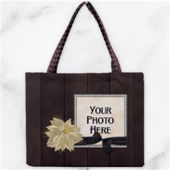 Wood Background tote - Mini Tote Bag