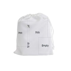 summer time - Drawstring Pouch (Large)