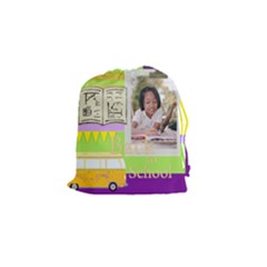 back to school - Drawstring Pouch (Small)