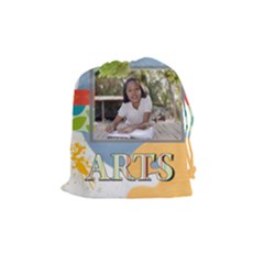 back to school - Drawstring Pouch (Medium)