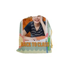 back to school - Drawstring Pouch (Medium)