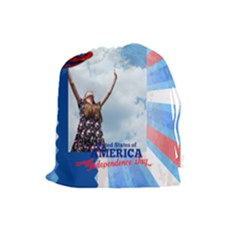 usa - Drawstring Pouch (Large)