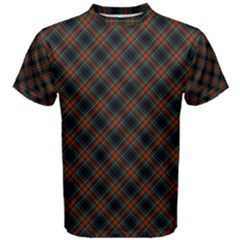 Sargent - Stewart Black Tartan Men s T Shirt - Men s Cotton T-Shirt