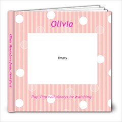 Olivia baby book - 8x8 Photo Book (30 pages)