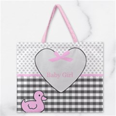 Zipper Large Tote Bag