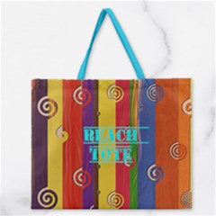 Zipper Large Tote Bag