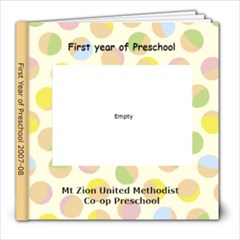 preschool - 8x8 Photo Book (30 pages)