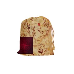Karuba Red Tile Bag Treasure Map - Drawstring Pouch (Medium)