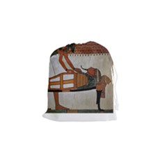 Imhotep White Stone Bag - Drawstring Pouch (Small)