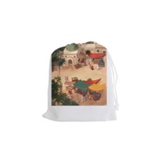 Imhotep White Stone Draw Bag Game Art - Drawstring Pouch (Small)