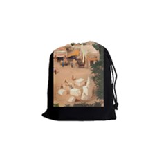 Imhotep Black Stone Draw Bag Game Art - Drawstring Pouch (Small)