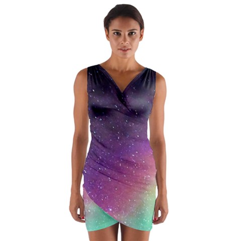 Wrap Front Bodycon Dress 