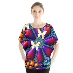 Batwing Chiffon Blouse