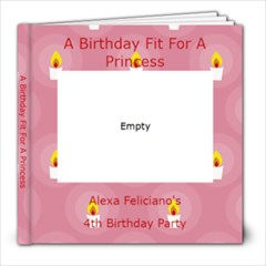 Alexa s 4th Birthday - 8x8 Photo Book (20 pages)