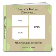 Milkweed and Monarchs - 8x8 Photo Book (20 pages)