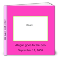 Abigail goes to Zoo Book - 8x8 Photo Book (20 pages)