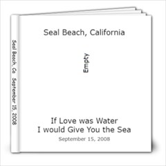 Seal Beach Photo Book - 8x8 Photo Book (20 pages)