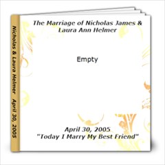 Weddin Album - 8x8 Photo Book (20 pages)