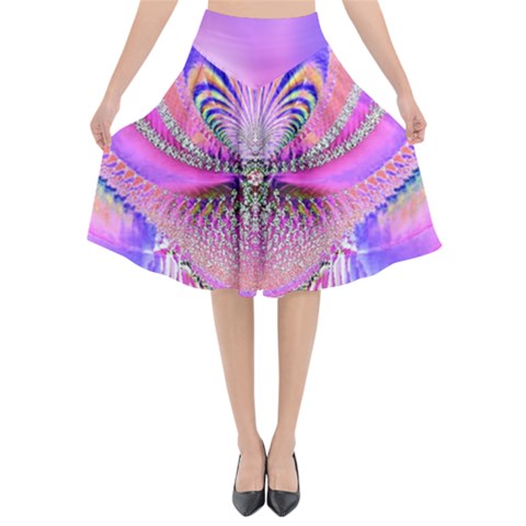 Flared Midi Skirt 