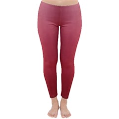 vintage red winter leggings - Classic Winter Leggings