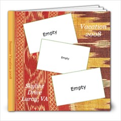Vacation Luray 2008 - 8x8 Photo Book (20 pages)