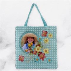 Flowers & Sunshine - Grocery Tote Bag