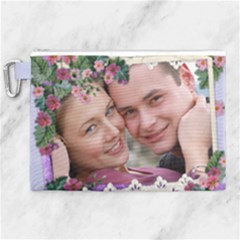 Our Little Flowers Canvas Cosmetic Bag (xl)