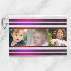 My Pretty Striped Canvas Cosmetic Bag (xl)
