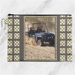 Checked Out Canvas Cosmetic Bag (xxl)