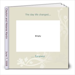 Clay-Mel Wedding - 8x8 Photo Book (20 pages)