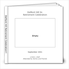 retirement - 8x8 Photo Book (20 pages)