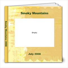 smoky mountain book - 8x8 Photo Book (20 pages)