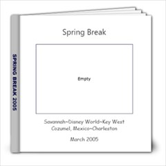 Spring Break 2005 - 8x8 Photo Book (20 pages)