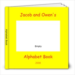 Alphabet Book - 8x8 Photo Book (30 pages)