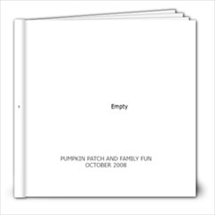 Pumpkin Patch - 8x8 Photo Book (20 pages)