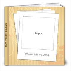 Emerald Isle NC 2008 - 8x8 Photo Book (20 pages)