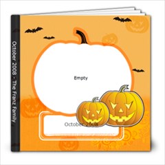 October Photo Album - 8x8 Photo Book (30 pages)