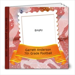 garretts football book - 8x8 Photo Book (20 pages)
