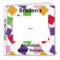 Bible Verse Book Braden - 8x8 Photo Book (20 pages)