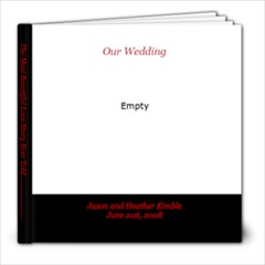 Our wedding - 8x8 Photo Book (20 pages)
