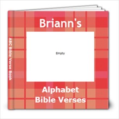 Bible Verse Book Briann - 8x8 Photo Book (20 pages)