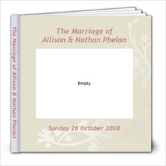 Allison and Nathan s Wedding 8x8 - 8x8 Photo Book (20 pages)