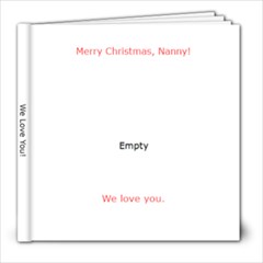 xmas book gift 4 nanny - 8x8 Photo Book (20 pages)