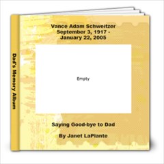 Dad s Memory Book - 8x8 Photo Book (20 pages)