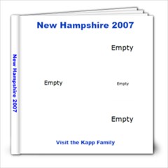 New Hampshire 07 - 8x8 Photo Book (20 pages)