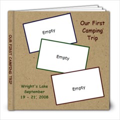Our First Camping Trip - 8x8 Photo Book (20 pages)